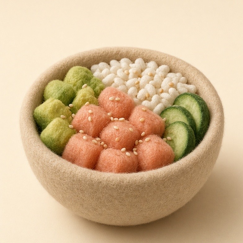Salmon poke bowl